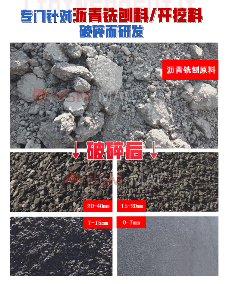 瀝青路面雙齒輥破碎機(jī) 路面廢渣破碎機(jī) 雙齒輥破碎機(jī)多少錢